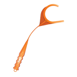 Håndholdt lerduerkaster