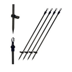 Justerbare stænger til jagtskjul